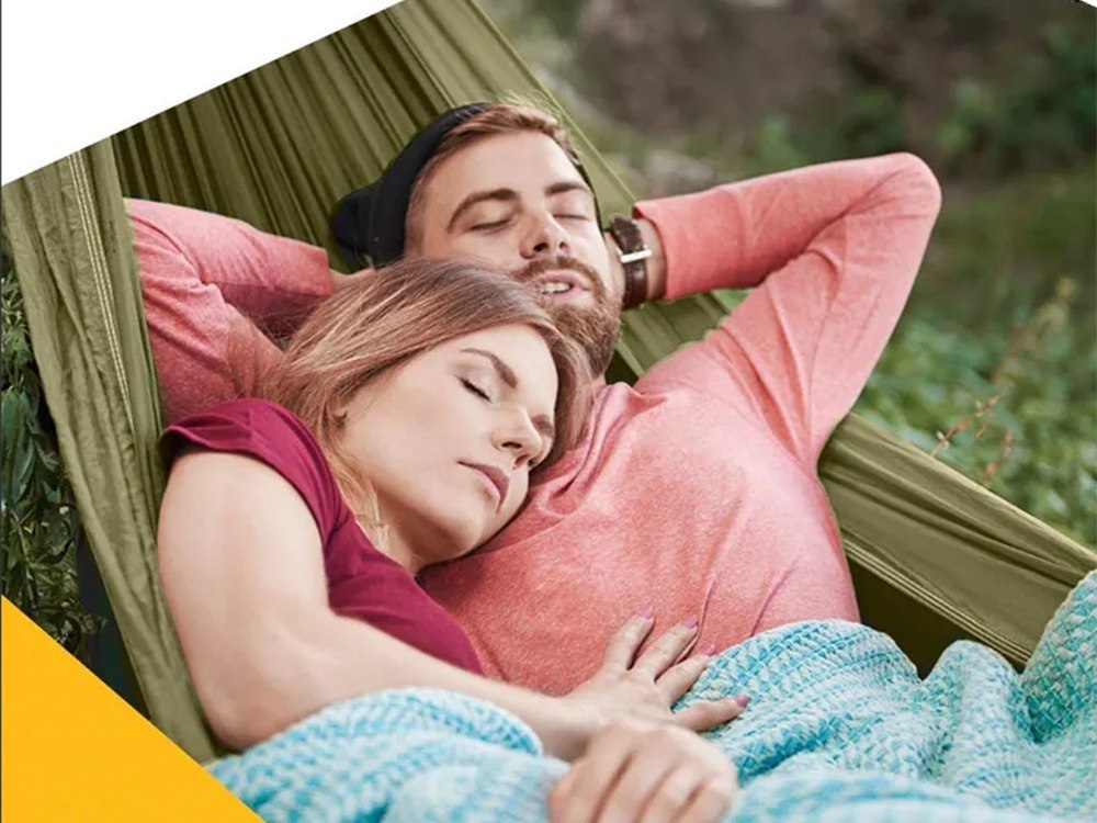 LEKKI HAMAK MOSKITIERA WĘDRÓWKA ZESTAW WYPOCZYNEK AKTYWNY MARSZ DO LASU